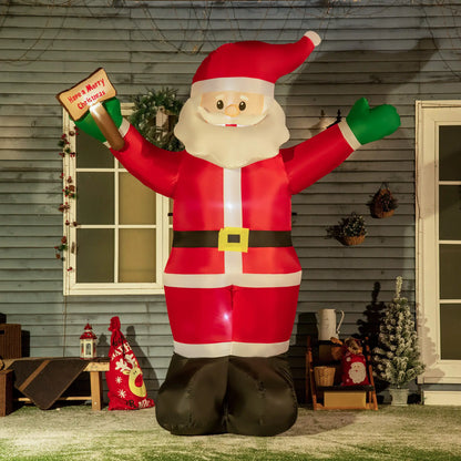8ft Inflatable Santa Claus with LED Light, Outdoor Yard Display Christmas Inflatables at Gallery Canada