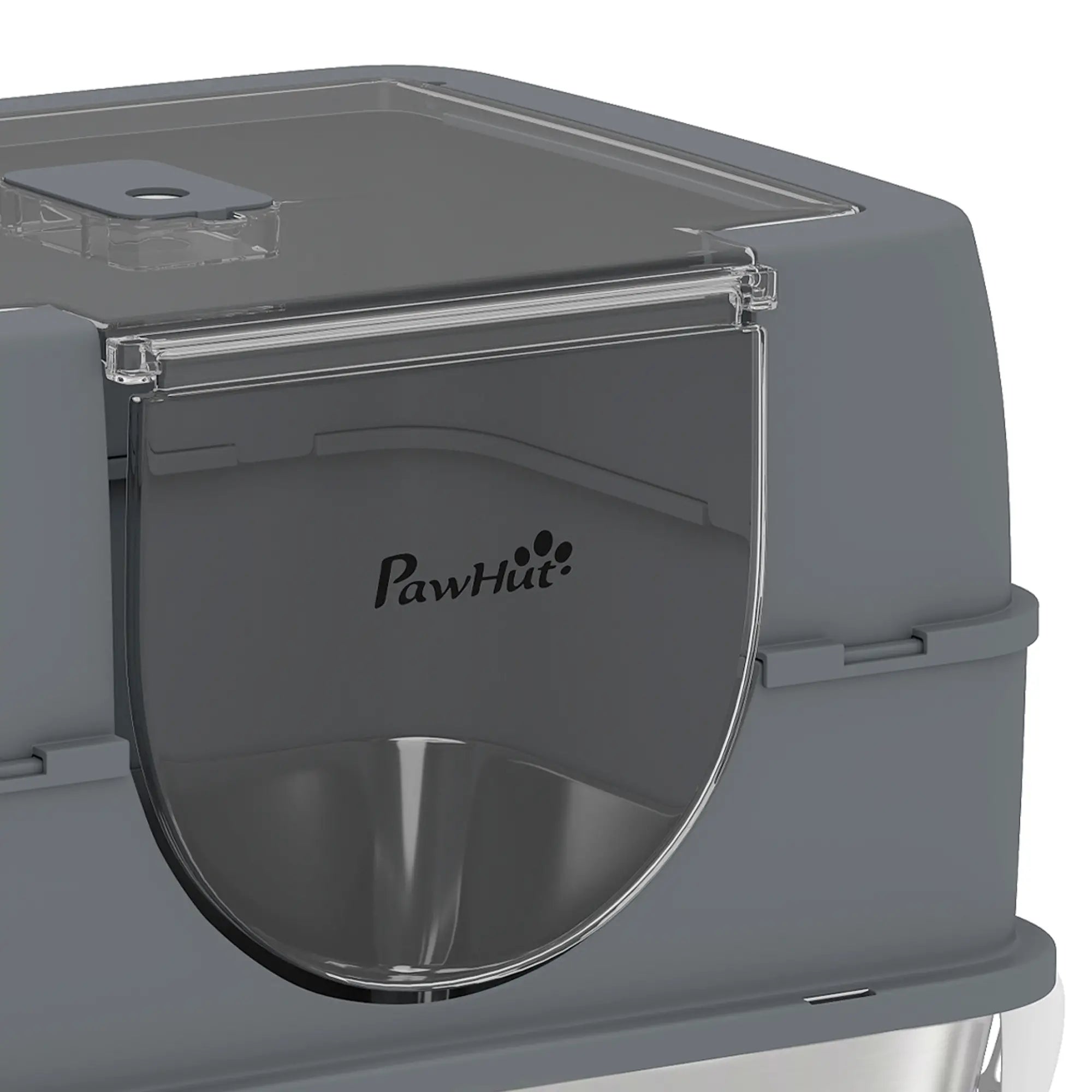Stainless Steel Cat Litter Box with Lid, High Sided, Scoop Cat Litter Box Enclosures at Gallery Canada