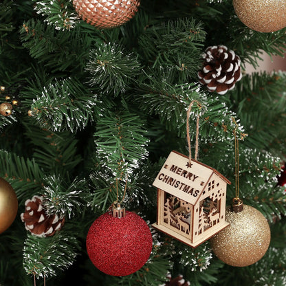 6ft Artificial Pencil Christmas Tree, 618 Branches, Pinecones, Metal Stand Pencil Christmas Trees at Gallery Canada