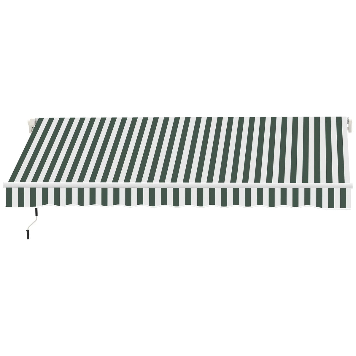 11' X 10' Retractable Awning Fabric Replacement, Uv Protection, Green And White Awning Fabric Replacement at Gallery Canada