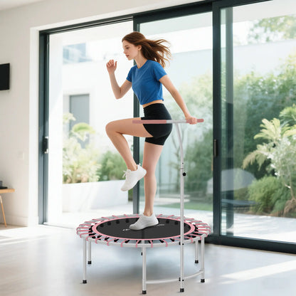 40" Foldable Bungee Rebounder Trampoline, Pink Trampolines at Gallery Canada