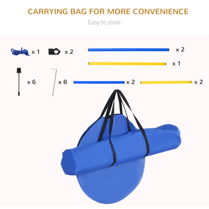 Dog Agility Starter Kit, Outdoor Training Set, Tunnel, 4 Weave Poles, High Jumper Dog Agility Training Equipment at Gallery Canada