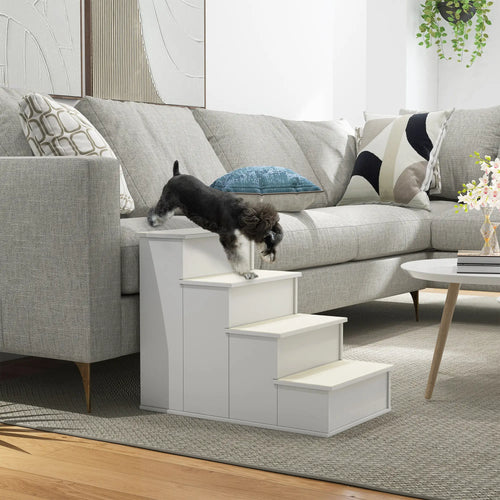 Pet Stairs for Bed, Cat Ladder for Couch, Non-Slip Carpet, 15.7