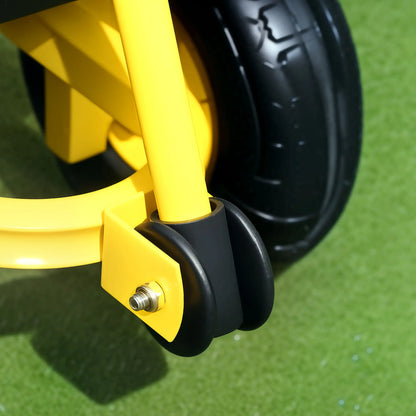 Steel Garden Cart, Utility Wagon, Removable Sides, 10" Wheels, 440lbs Capacity Folding Garden Carts at Gallery Canada