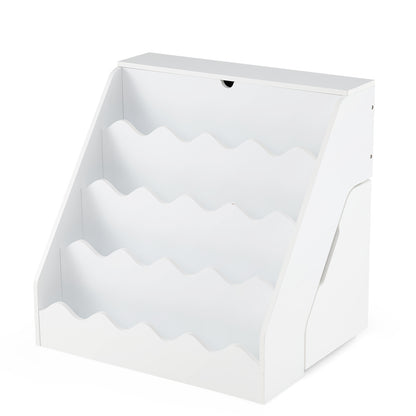 Kids Bookshelf Toy Storage Organizer, White Kids Storage at Gallery Canada