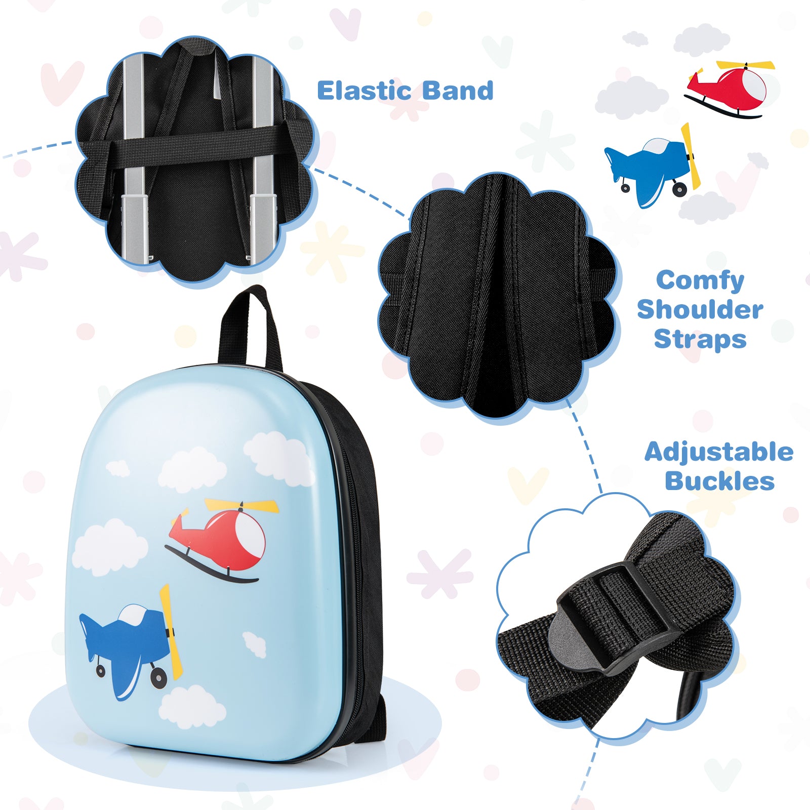 2 PCS Kid Luggage Set, Spinner Wheels, Dark Blue Kids Luggage at Gallery Canada
