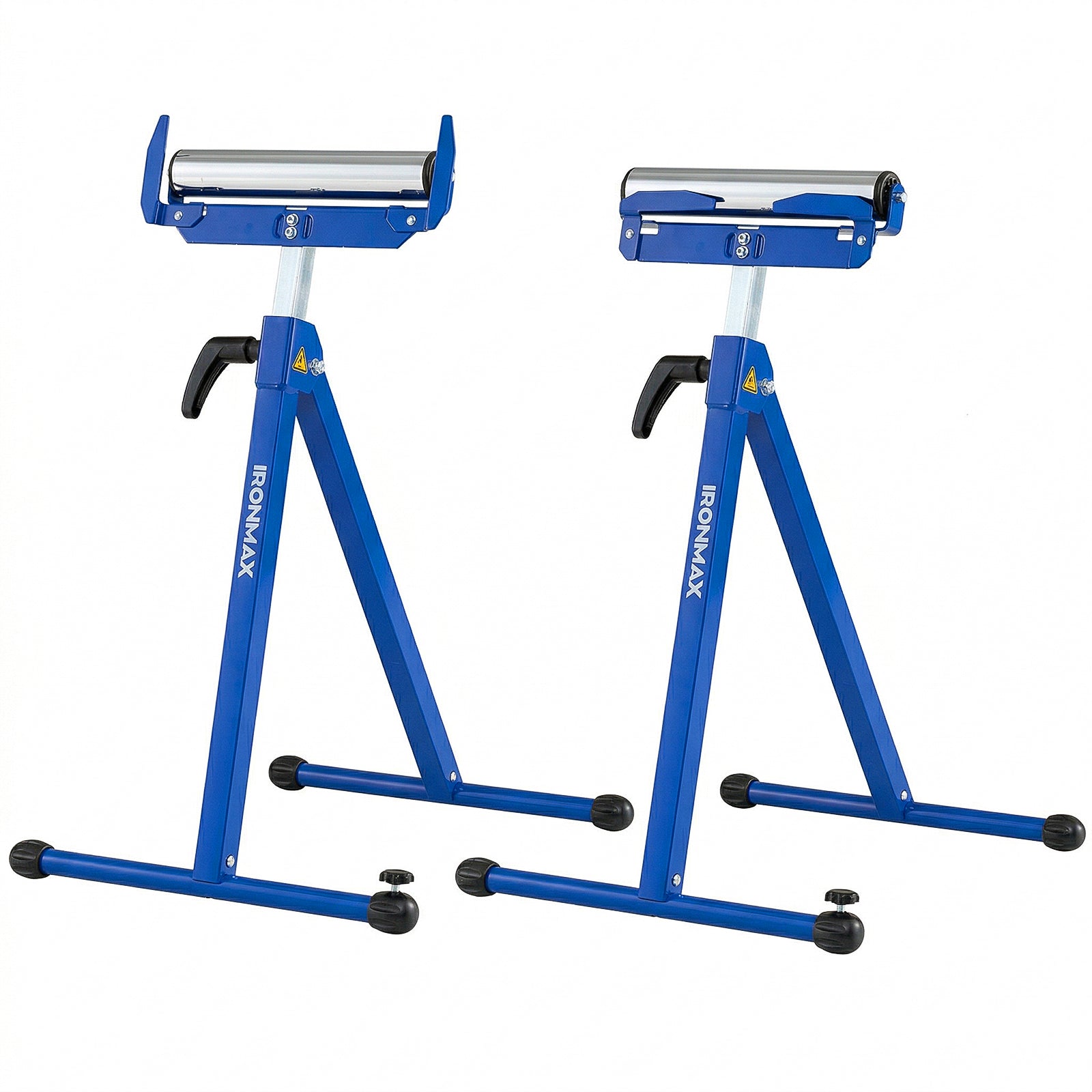2-Pack Folding Roller Stands, Adjustable Height, Blue Garages at Gallery Canada