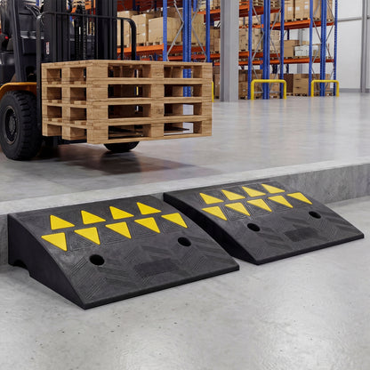 2 Driveway Threshold Ramps, 5/6 Inch Rise, Medium Trucks-S, Black Garages at Gallery Canada