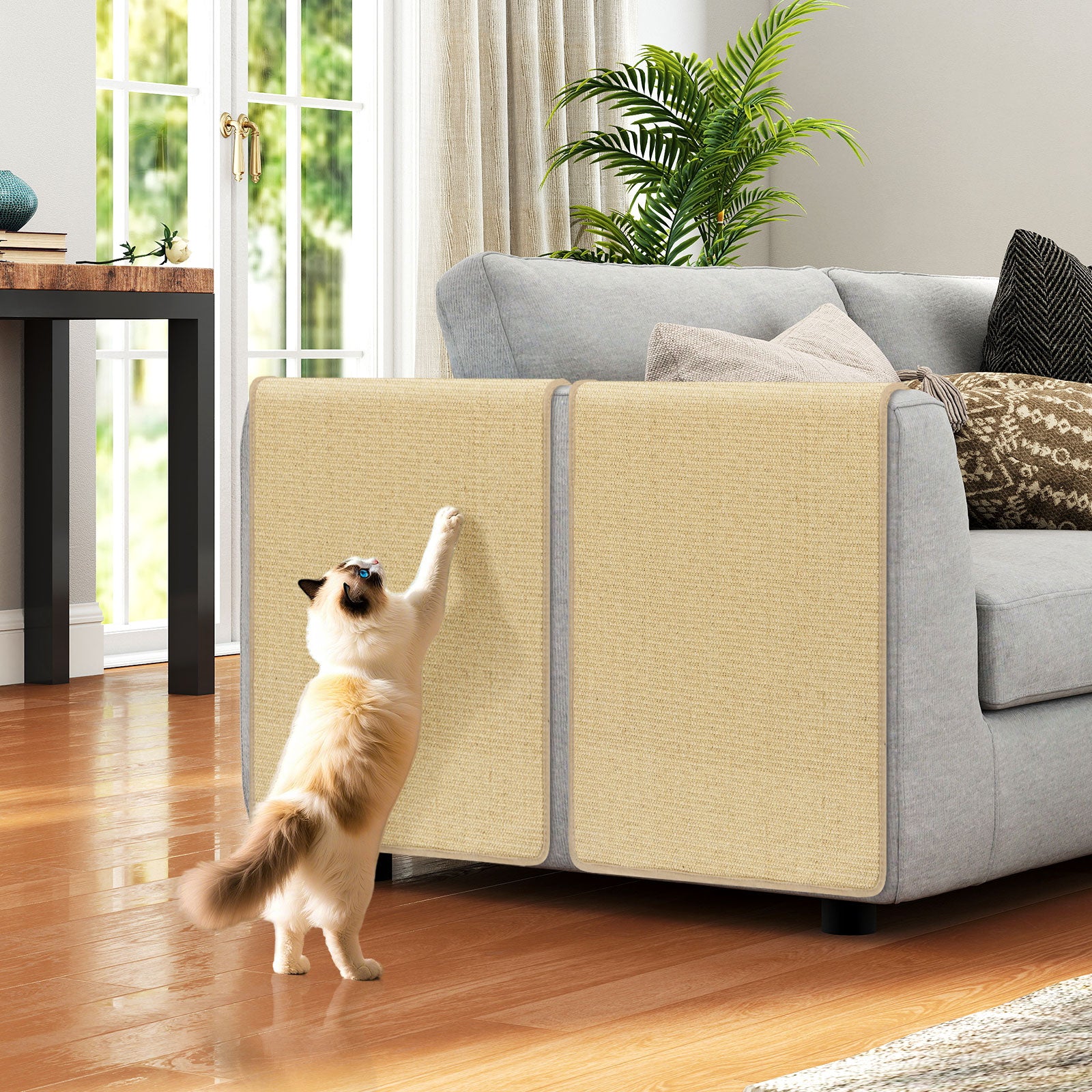 Cat Scratcher Mat Set, 32 x 20 Inch, Natural Sisal Pads Cat Trees Condos & Scratchers at Gallery Canada