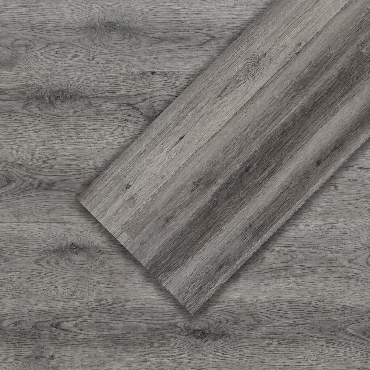 2 Pieces Waterproof Vinyl Flooring Plank Tile Decorative Fencing & Flooring Rustic Brown/Gray at Gallery Canada
