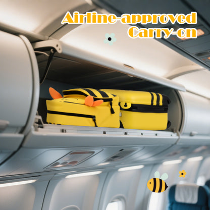 Kids Luggage Set, 2 Pieces, Wheels, Anti-Lose Rope, Yellow Kids Luggage at Gallery Canada