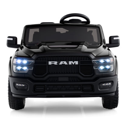 2 Seater 24V Ride On Toy, Licensed Ram Truck, Remote Music, Black Powered Ride On Toys at Gallery Canada