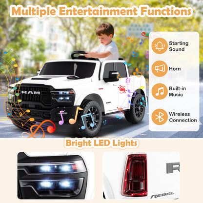 2 Seater 24V Ride On Toy For Big Kids, White Powered Ride On Toys at Gallery Canada