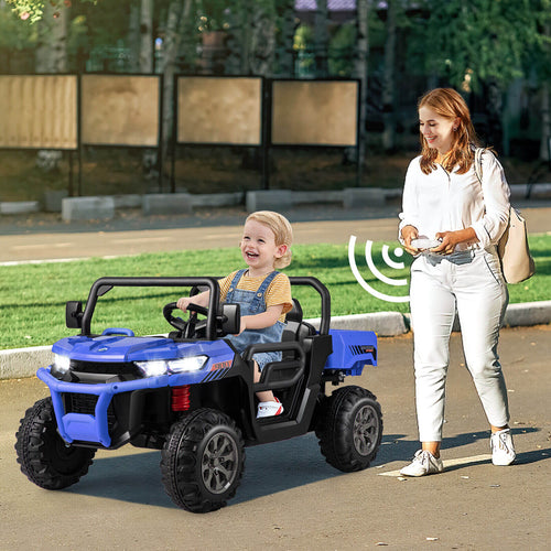 2-Seater Kids Ride On Dump Truck, Blue