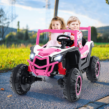 2-Seater Kids Ride On UTV, 2.4G Remote Control, Pink Powered Ride On Toys at Gallery Canada