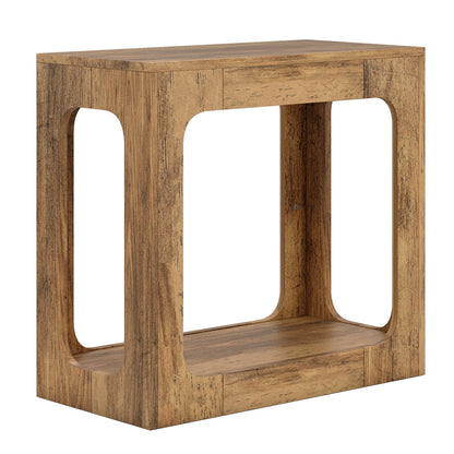 2-Tier End Table With Storage Shelf, Oak End & Side Tables Oak at Gallery Canada
