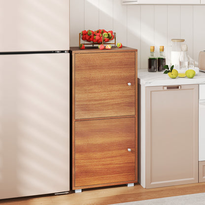 2-Tier Nightstand With Drawer And Open Shelf, Walnut End & Side Tables at Gallery Canada