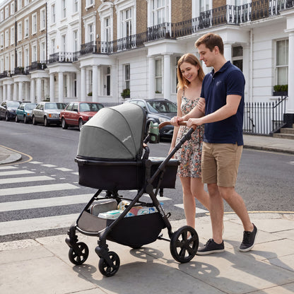 2-in-1 Convertible Baby Stroller, Gray Baby Strollers at Gallery Canada