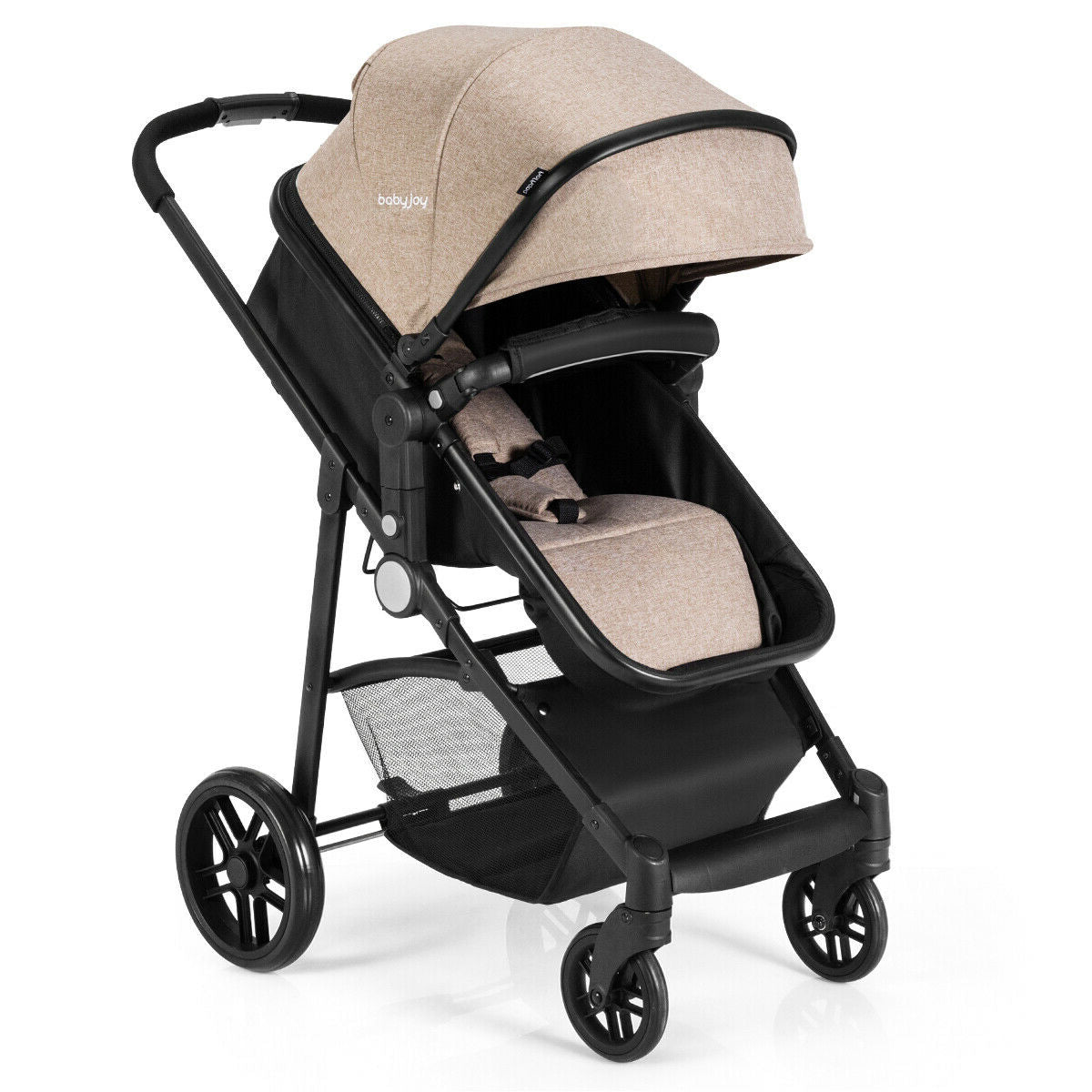 2 In 1 Foldable Newborn Baby Stroller, Coffee Baby Strollers at Gallery Canada