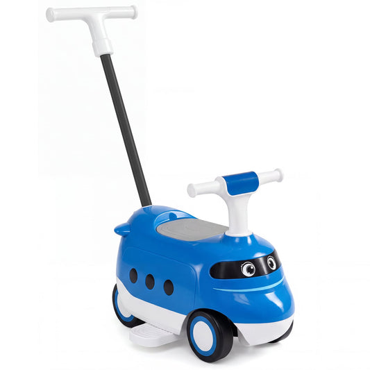 2-in-1 Ride On Push Car, Toddlers 1-3 Years Old, Blue Push & Pedal Ride On Toys Blue at Gallery Canada