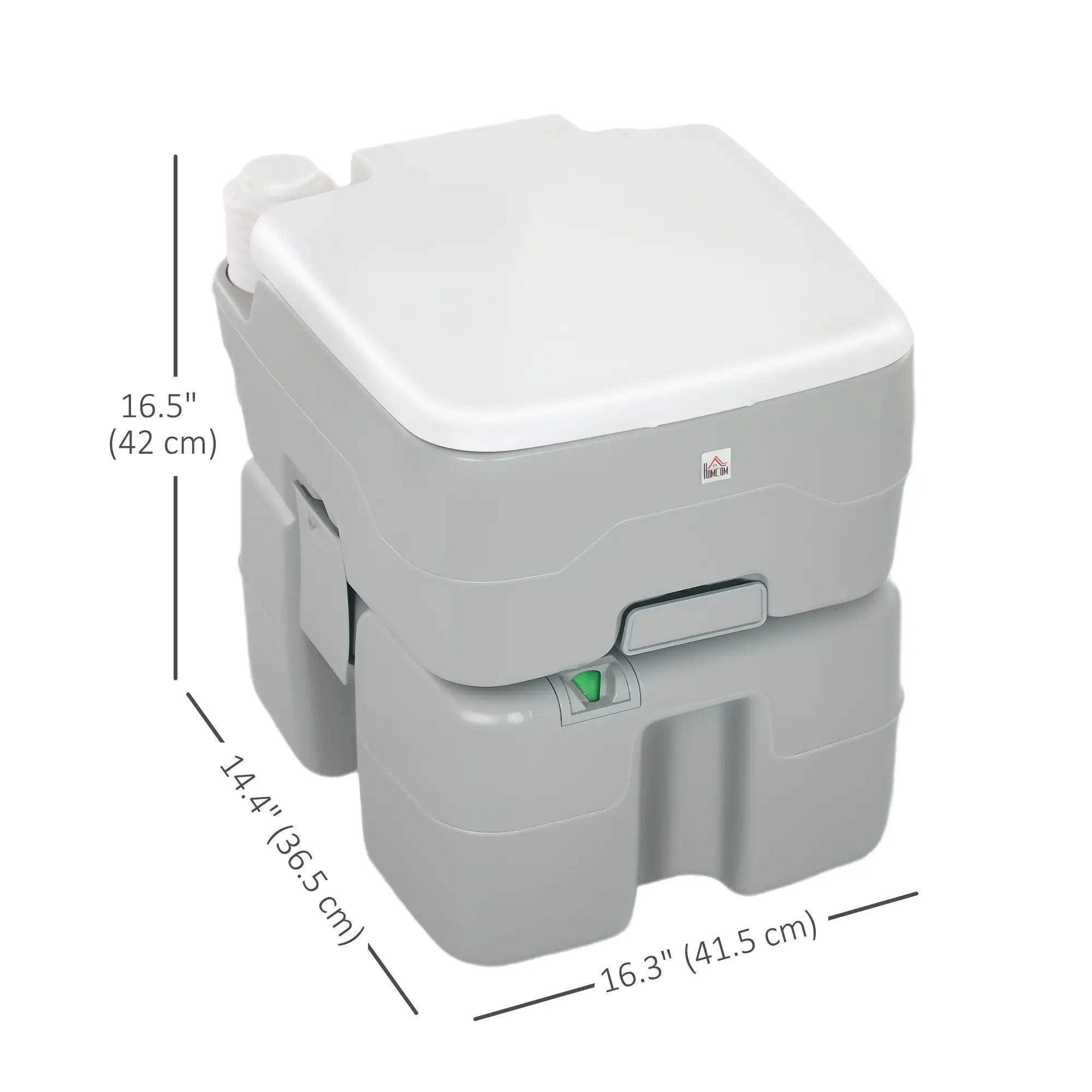 Portable Travel Toilet, Flushable Tank, Level Indicator, 5.3 Gallon (20L) Camping Toilets at Gallery Canada