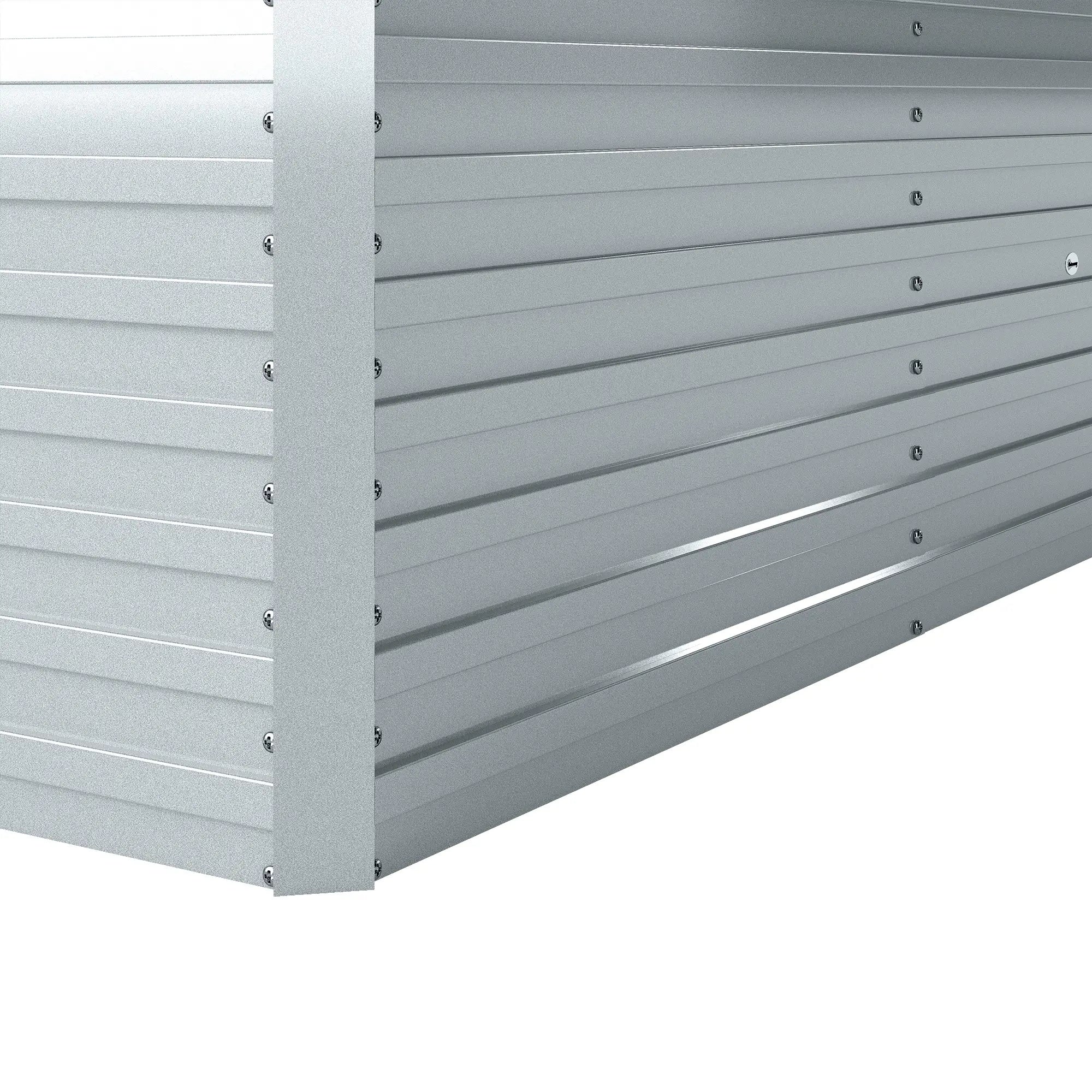 5' x 3' x 2' Raised Garden Bed, Galvanized Planter Box, Silver Galvanized Planter Boxes at Gallery Canada