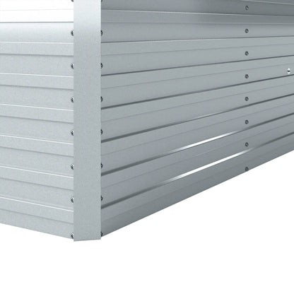 5' x 3' x 2' Raised Garden Bed, Galvanized Planter Box, Silver Galvanized Planter Boxes at Gallery Canada