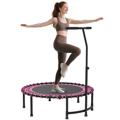 45" Mini Trampoline For Adults, Foldable Fitness Rebounder Trampolines at Gallery Canada