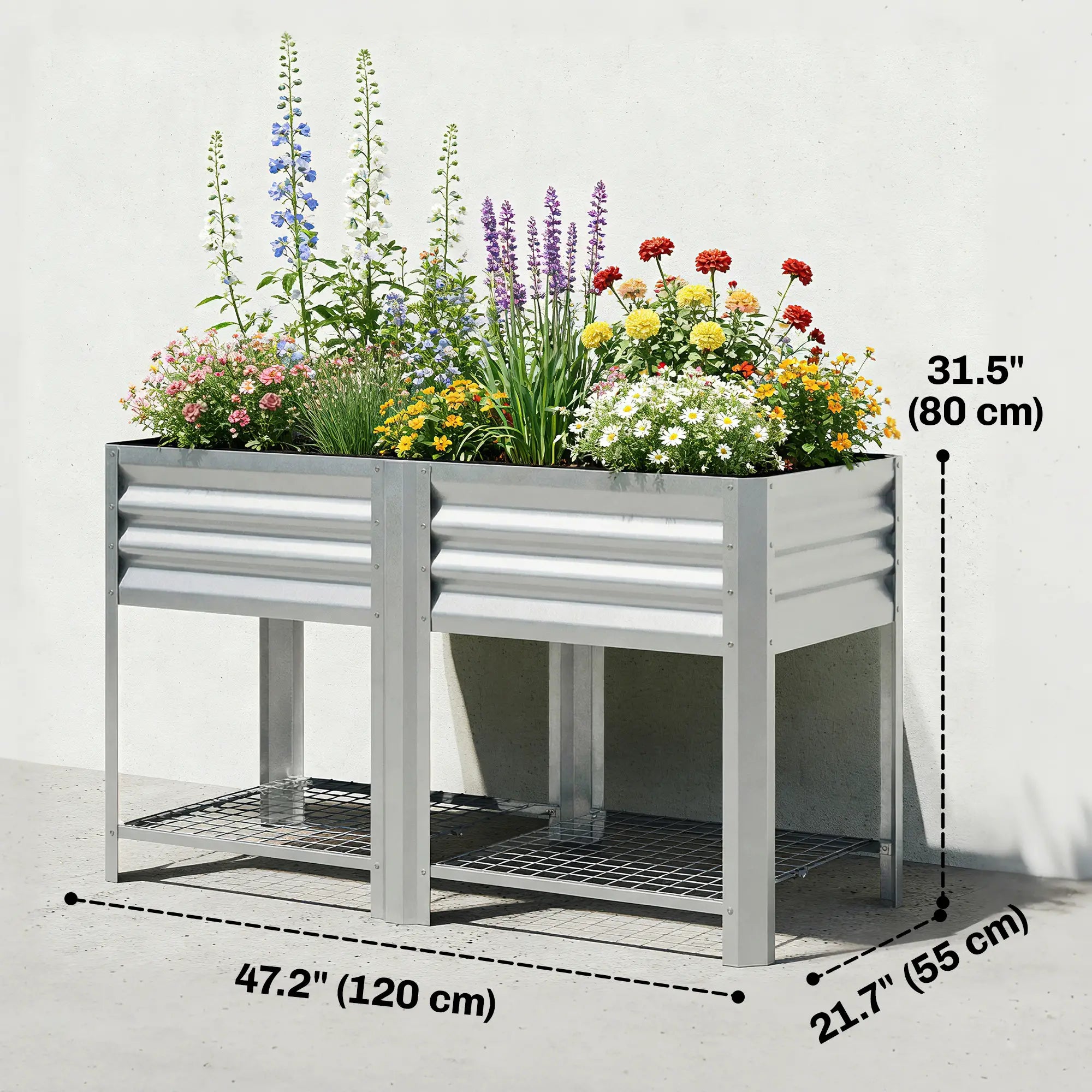 Raised Garden Bed With Legs, 31.5