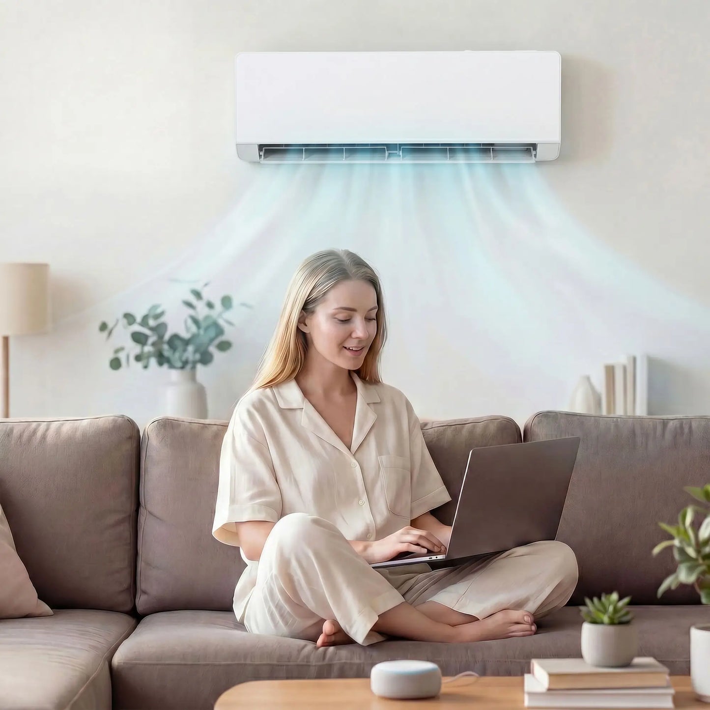18000 BTU Mini Split AC, 22 SEER2 230V Wifi, Heats & Cools 1250 Sq Ft Air Conditioner at Gallery Canada