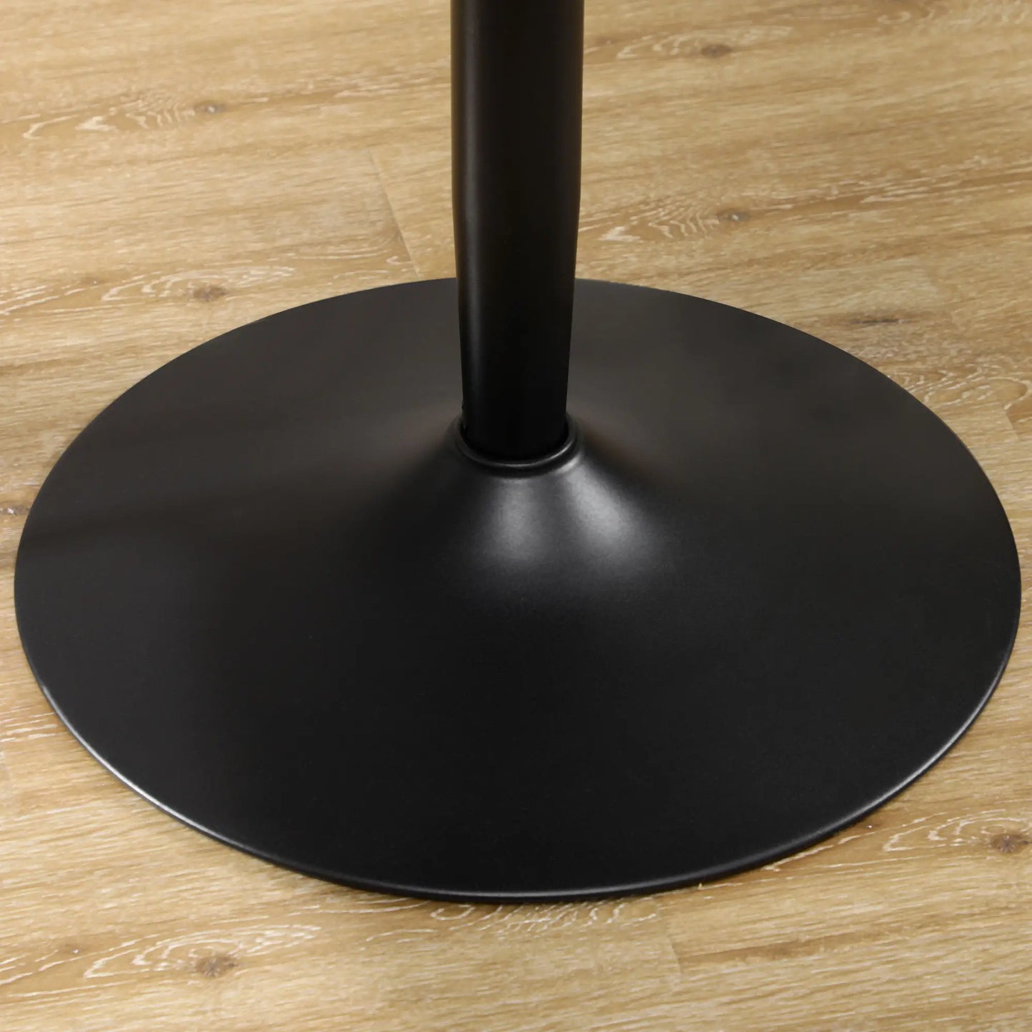 Modern Kitchen Table for 2, Round Dining Table, Steel Base, Black Bar Tables & Dining Tables at Gallery Canada