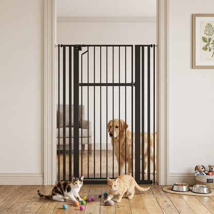 55" Extra Tall Pet Gate, 30-41" Wide, Adjustable, Pressure Mounted Pet Gates at Gallery Canada