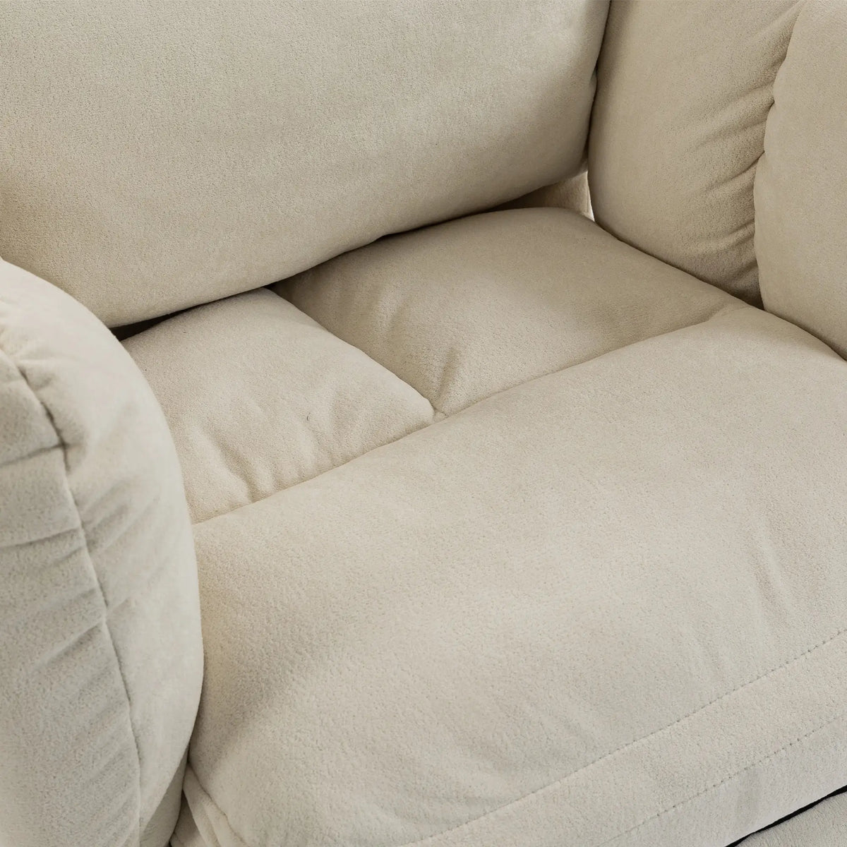 Ergonomic Reclining Office Chair with Foot Rest, Cream Executive & Manager Chairs at Gallery Canada