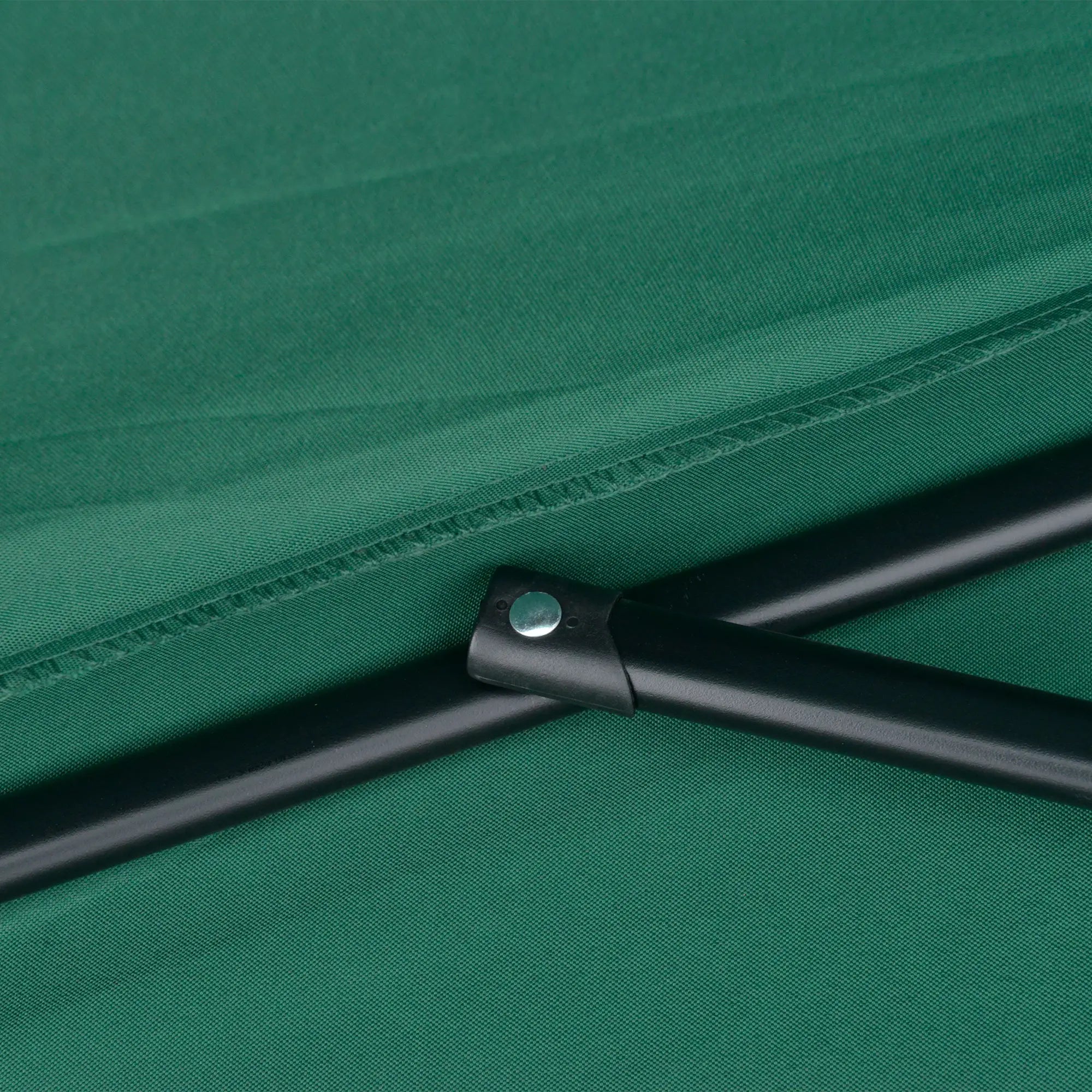 9ft Half Round Umbrella, 5 Ribs, Patio Garden Sun Shade, Dark Green Sun Umbrellas at Gallery Canada