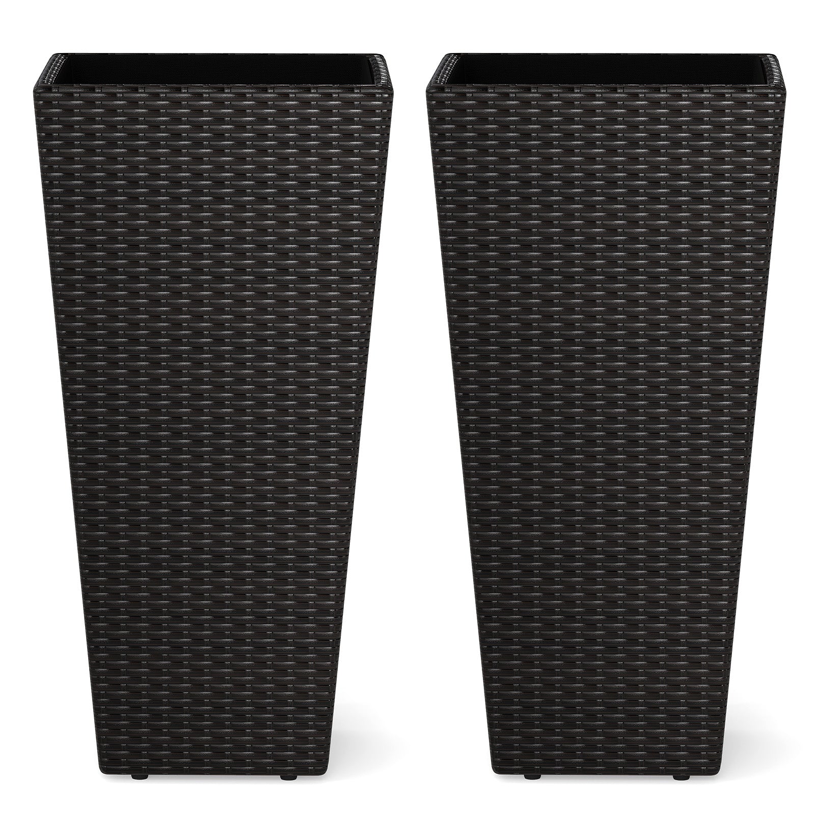 30 Inch Modern Decorative Planter Pots Set Of 2 Raised Garden Beds at Gallery Canada