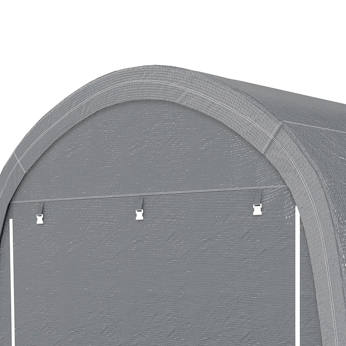 10' x 10' Outdoor Storage Tent, Heavy Duty Waterproof, Light Grey Sheds at Gallery Canada