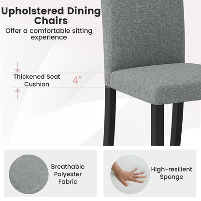 Dining Chair Set, 2 Mid-Century Modern Chairs, Gray Dining Chairs at Gallery Canada