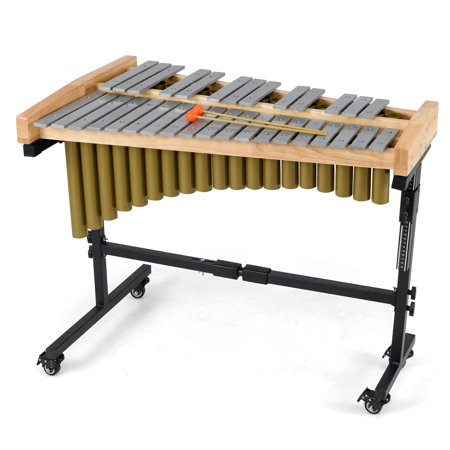 32 Note Marimba Aluminum Xylophone with Rubber Wood Base, Golden Drums & Percussion at Gallery Canada