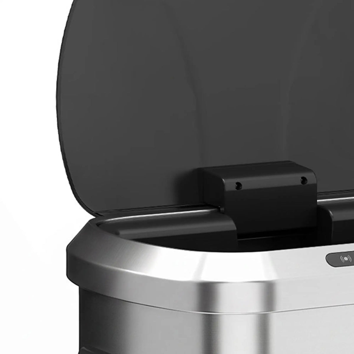 Automatic Trash Can, 13.2Gal / 50L, Touchless, Soft-Close Lid, Silver Kitchen Trash Cans at Gallery Canada