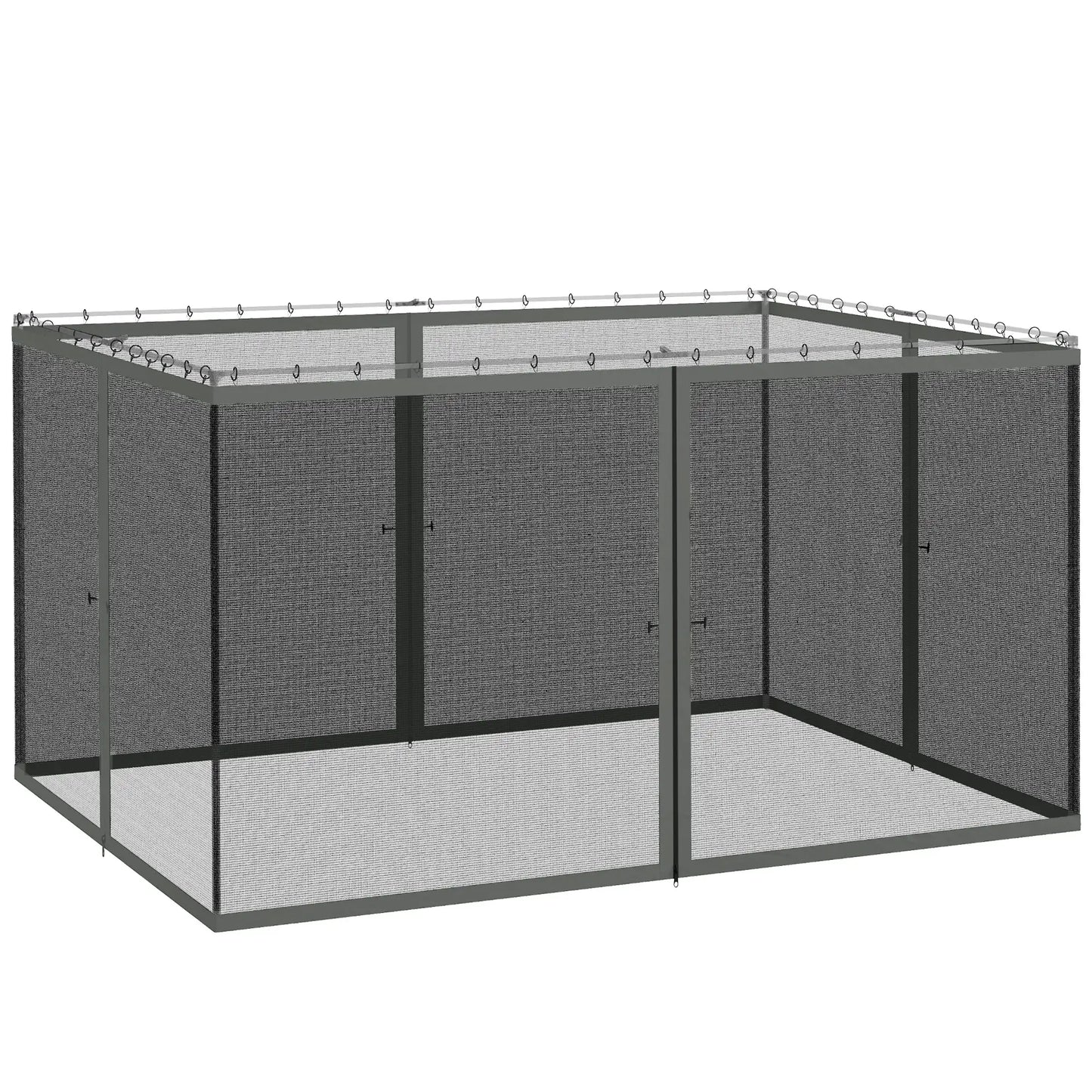 Replacement Mosquito Netting, Gazebo 10' x 13', Black Screen Walls, Zippers, Black Gazebos at Gallery Canada