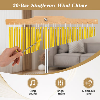 36-Bar Single-Row Chimes Percussion Instrument, Golden Drums & Percussion at Gallery Canada