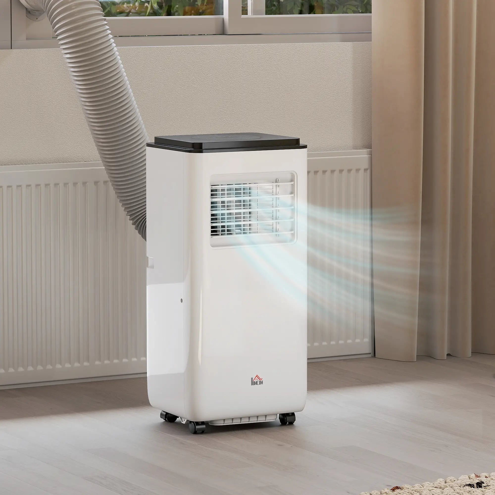 8,000 BTU Mobile Air Conditioner, 345 Sq. Ft., Dehumidifier Fan, White Air Conditioner at Gallery Canada