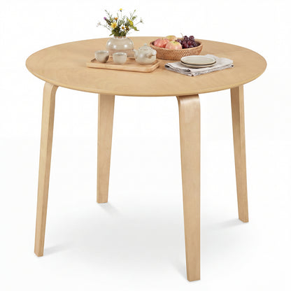 37.5" Round Dining Table, Rubber Wood Legs, Natural Dining Tables at Gallery Canada