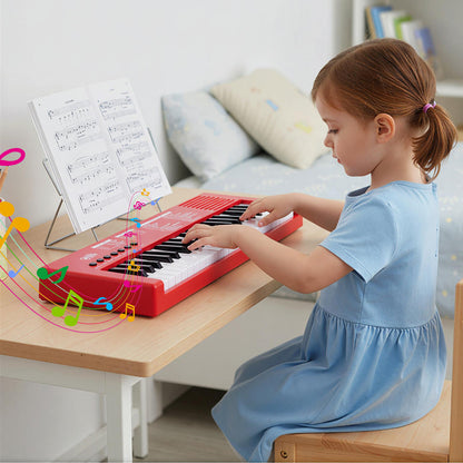 37 Keys Kids Piano Keyboard, 8 Rhythms, Microphone, Red Pianos & Keyboards at Gallery Canada