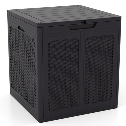 Deck Box, Lockable Lid, Patio Storage, Brown Sheds & Outdoor Storage at Gallery Canada
