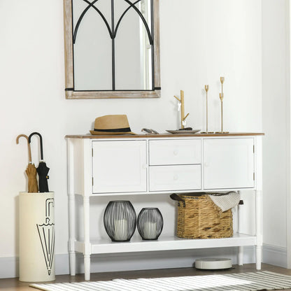 Vintage Console Table With 2 Drawers, White Console Tables at Gallery Canada