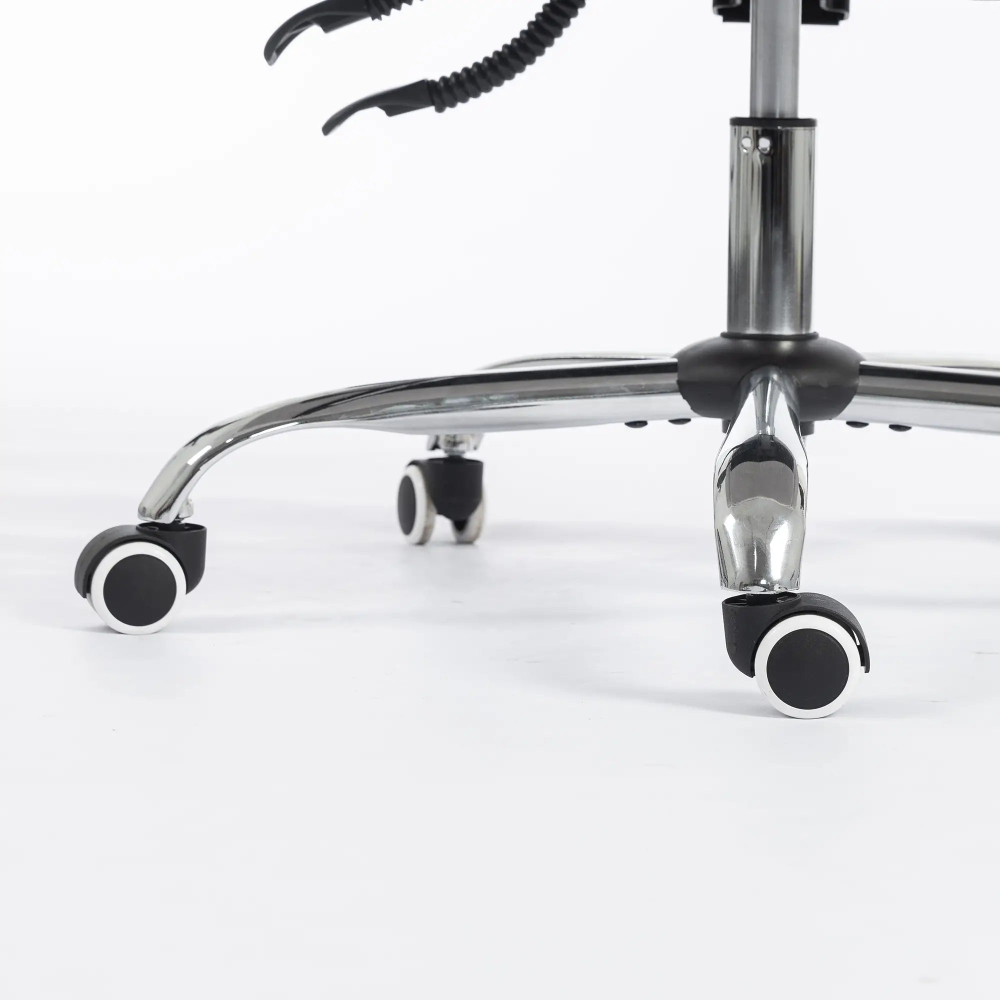Criss Cross Chair With Wheels, Waterfall Armrests, Dark Grey, Dark Grey Task Chairs at Gallery Canada