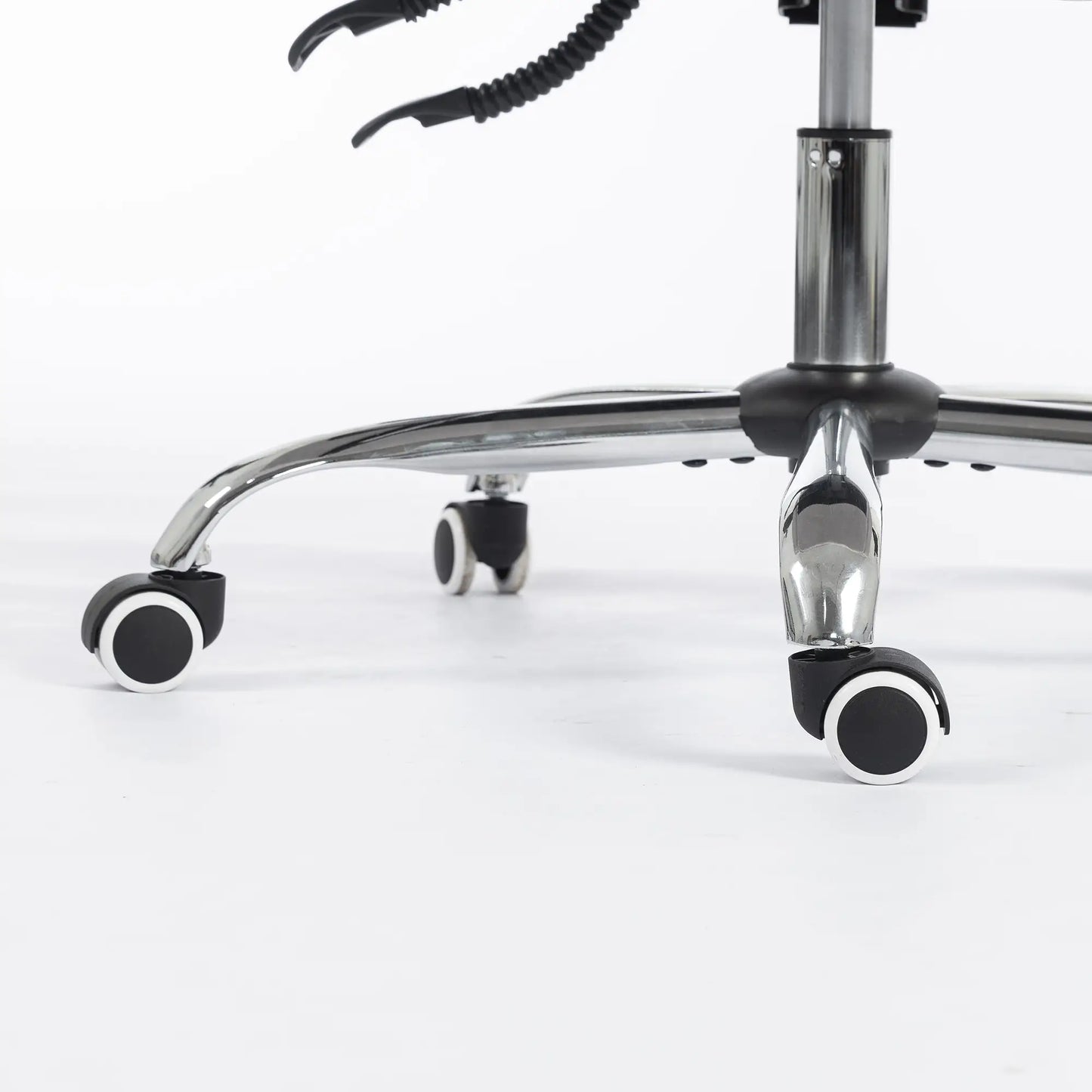 Criss Cross Chair With Wheels, Waterfall Armrests, Dark Grey, Dark Grey Task Chairs at Gallery Canada