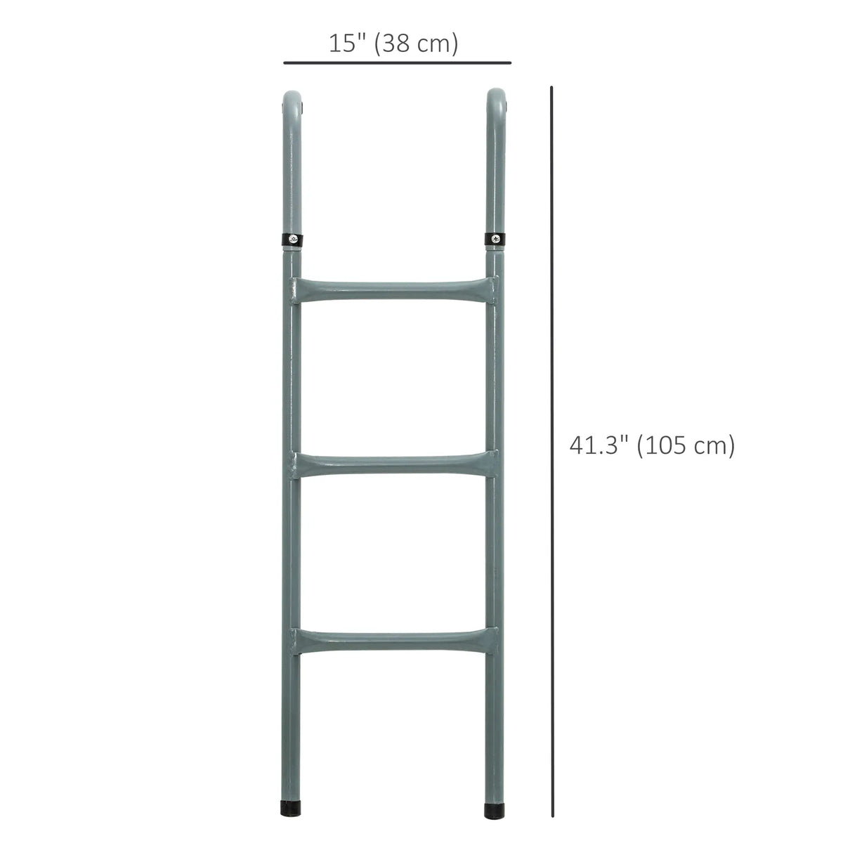 Steel Trampoline Ladder, 3-Step, Fits 12ft & 14ft, 330 lbs Trampolines at Gallery Canada