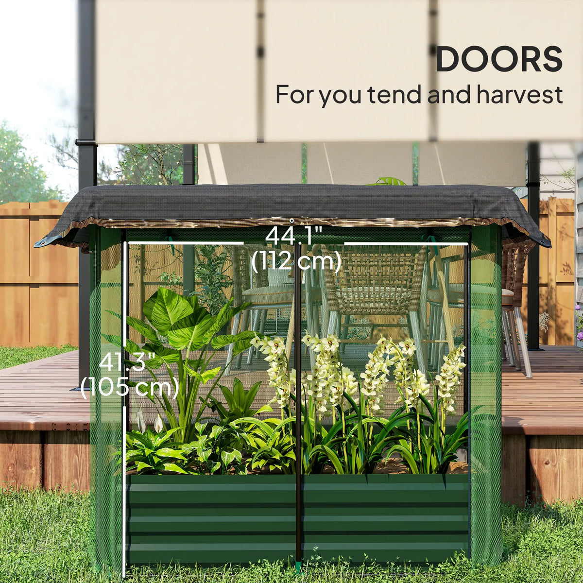 Galvanized Steel Planter Box, Raised Garden Bed, Flowers, Vegs, Herbs Raised Garden Beds at Gallery Canada